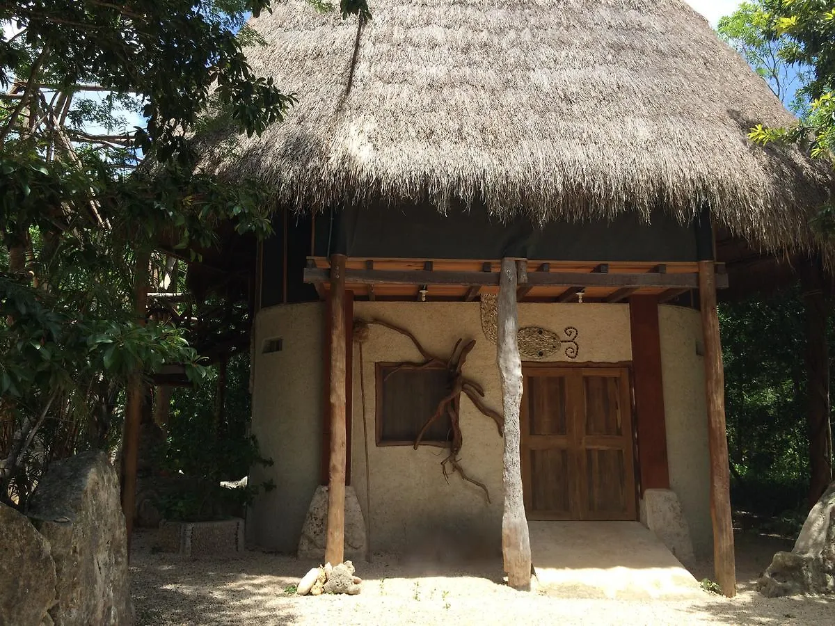 Couette-café Chaktunche Rancho Ecolodge Puerto Morelos