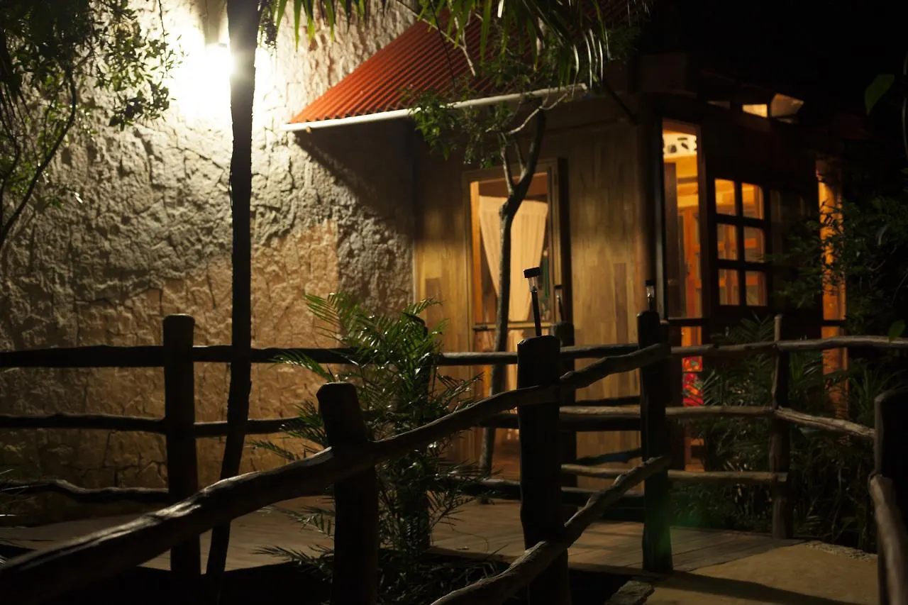 Chaktunche Rancho Ecolodge Puerto Morelos Couette-café